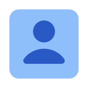 Portrait Image Solo Icon from Core Flat Set