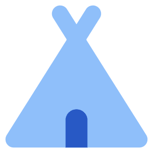 Camping Tent Icon from Core Flat Set