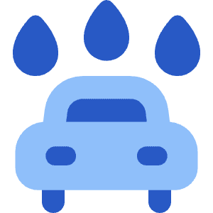 Car Wash Icon from Core Flat Set