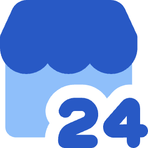 Convenience Store Icon from Core Flat Set