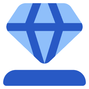 Diamond Icon from Core Flat Set