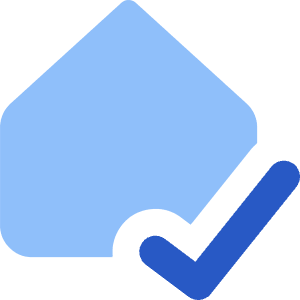 House Confirm Check Home Icon from Core Flat Set