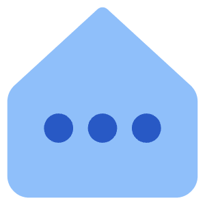 House Option Icon from Core Flat Set