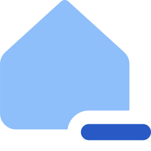 House Remove Home Icon from Core Flat Set