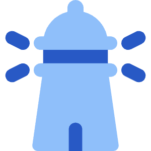 Lighthouse Icon from Core Flat Set