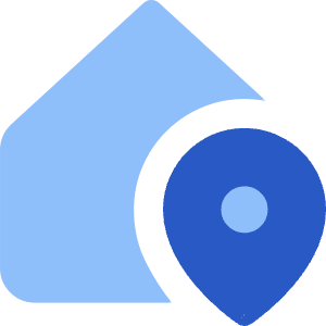 Location Home Icon from Core Flat Set