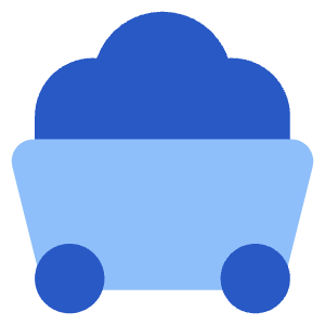 Mine Cart 2 Icon from Core Flat Set