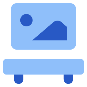 Museum Painting Exhibit 1 Icon from Core Flat Set