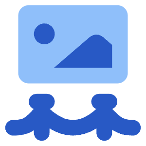 Museum Painting Icon from Core Flat Set