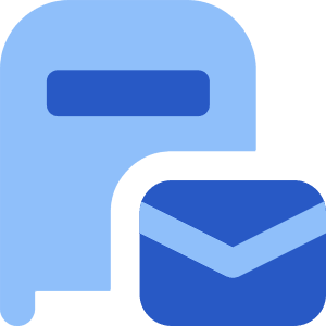 Post Office Icon from Core Flat Set
