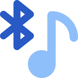 Media Bluetooth On Icon from Core Flat Set