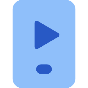 Play List 3 Icon from Core Flat Set