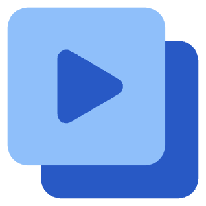 Play List 8 Icon from Core Flat Set