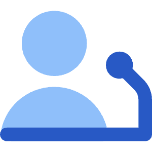 Presentation Speaker Speech Icon from Core Flat Set