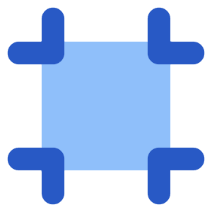 Crop Marks Icon from Core Flat Set