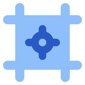 Registration Marks Icon from Core Flat Set