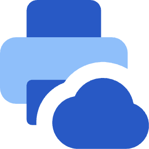 Cloud Printing Icon from Core Flat Set