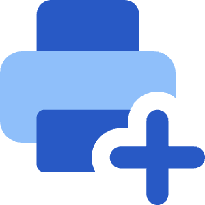 Print Add Printer Icon from Core Flat Set