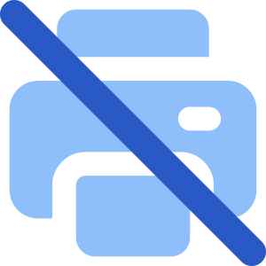 Print Off Disabled Icon from Core Flat Set