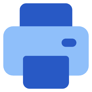 Printer Icon from Core Flat Set