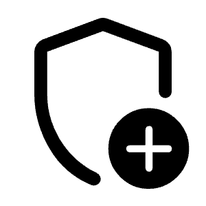 Add Moderator Icon from Rounded Line - Material Symbols Set