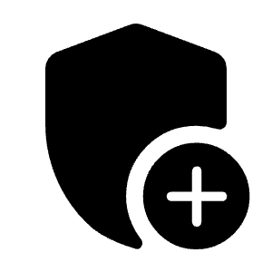 Add Moderator Fill Icon from Rounded Fill - Material Symbols Set