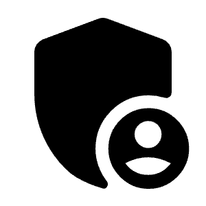 Admin Panel Settings Fill Icon from Rounded Fill - Material Symbols Set