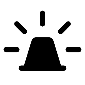 E911 Emergency Fill Icon from Rounded Fill - Material Symbols Set