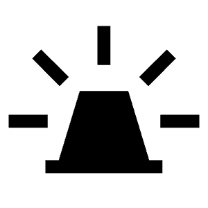 E911 Emergency Fill Icon from Sharp Fill - Material Symbols Set