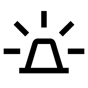 E911 Emergency Icon from Outlined Line - Material Symbols Set