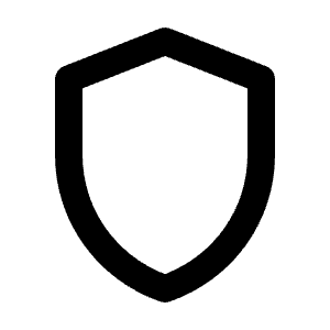 Shield Icon from Outlined Line - Streamline Material Free Set