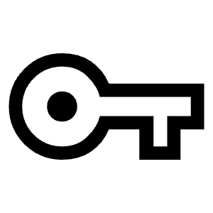 Vpn Key Icon from Sharp Line - Material Symbols Set