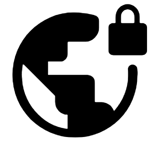 Vpn Lock Fill Icon from Rounded Fill - Material Symbols Set