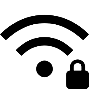 Wifi Password Icon from Outlined Line - Material Symbols Set