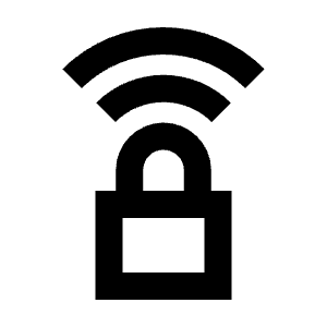 Wifi Password Alt Icon from Sharp Line - Material Pro Free Set