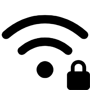 Wifi Password Icon from Rounded Line - Material Symbols Set