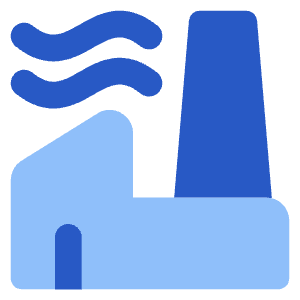 Factory Plant Icon from Core Flat Set