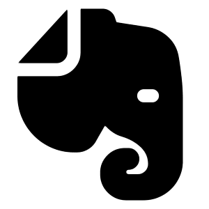 Evernote Logo Icon from Logos Solid - Free Set