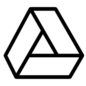 Google Drive Logo 1 Icon from Logos Line - Free Set