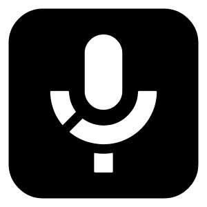 Google Microphone Voice Search Logo Icon from Logos Block - Free Set