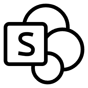 Microsoft Sharepoint Logo Icon from Logos Line - Free Set