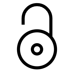 Open Access Logo Icon from Logos Line - Free Set