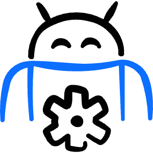 Android Settings Icon from Freehand Duotone - Free Set