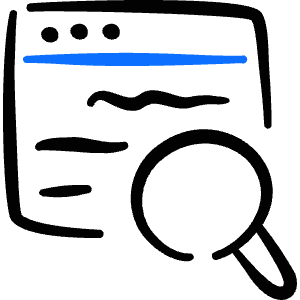 App Window Search Text Icon from Freehand Duotone - Free Set
