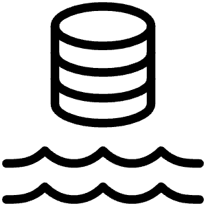 Data Lake 1 Icon from Ultimate Light - Free Set