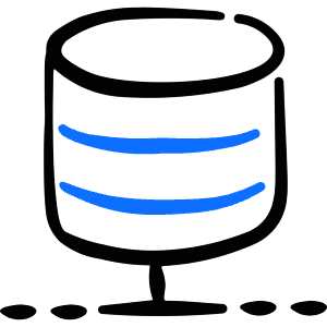 Database Network 1 Icon from Freehand Duotone - Free Set