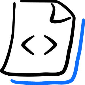 File Code Icon from Freehand Duotone - Free Set