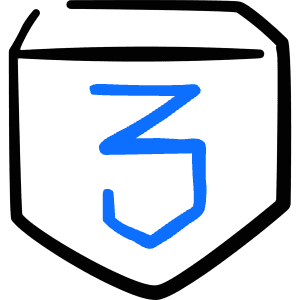 Programming Language Css 3 Icon from Freehand Duotone - Free Set