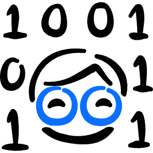 Programming User Head Matrix Icon from Freehand Duotone - Free Set