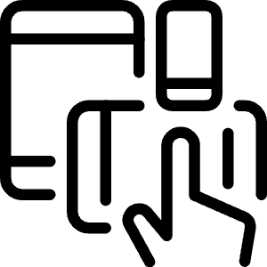 Responsive Design Hand Icon from Ultimate Light - Free Set
